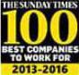 Time best companies to work for 2013 - 2016 logo