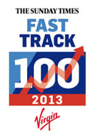 Logo Award: Fast track 100 2013 companies by Virgin