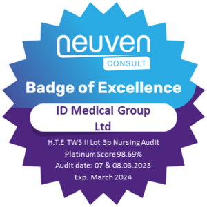 ID Medical Group Ltd Platinum Nursing Audit Badge