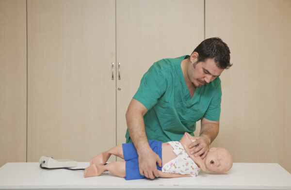 recovery positionBasic life support (BLS) is the level of medical care which is used for victims of life-threatening illnesses or injuries until they can be given full medical care at a hospital. It can be provided by trained medical personnel, including emergency medical technicians, paramedics, and by laypersons who have received BLS training. BLS is generally used in the pre-hospital setting, and can be provided without medical equipment.Cardiopulmonary resuscitation (CPR) is an emergency procedure, performed in an effort to manually preserve intact brain function until further measures are taken to restore spontaneous blood circulation and breathing in a person in cardiac arrest. It is indicated in those who are unresponsive with no breathing or abnormal breathing, for example, agonal respirations.