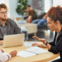 Shot of a group of businesspeople having a meeting in an office