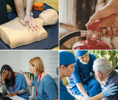 BLS, Fire Safety, Conflict Resolution, Manual Handling